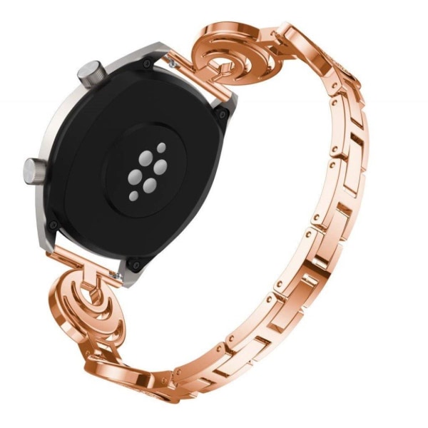 Huawei Watch GT 2 46mm elegantti rhombus kellonauha - Ruusukulta Pink