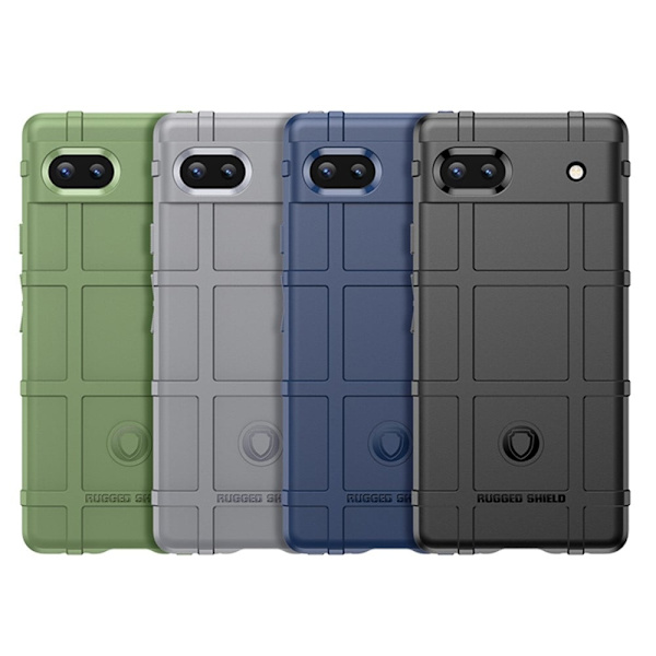 Rugged Shield Suojakotelo Google Pixel 6a - Musta Black