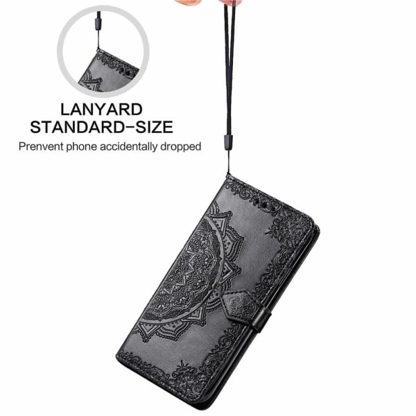 Mandala Sony Xperia 10 Iv Läppäkotelo - Musta Black