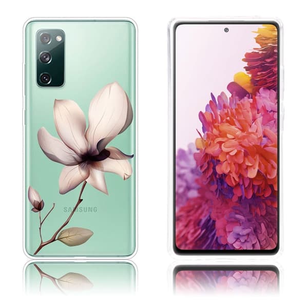 Deco Samsung Galaxy S20 Fe 5g / S20 Fe Etui - Smuk Blomst Pink
