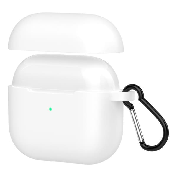 AirPods Pro enkelt silikonetui - Hvit White