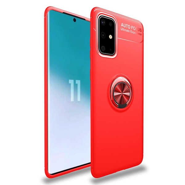 Ringo cover - Samsung Galaxy S20 Plus - Sort / Rød Red
