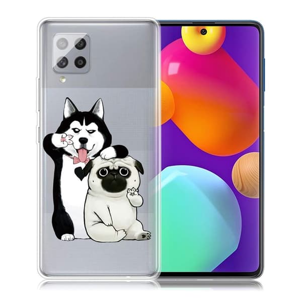 Deco Samsung Galaxy M62 / F62 Etui - Hunde Multicolor