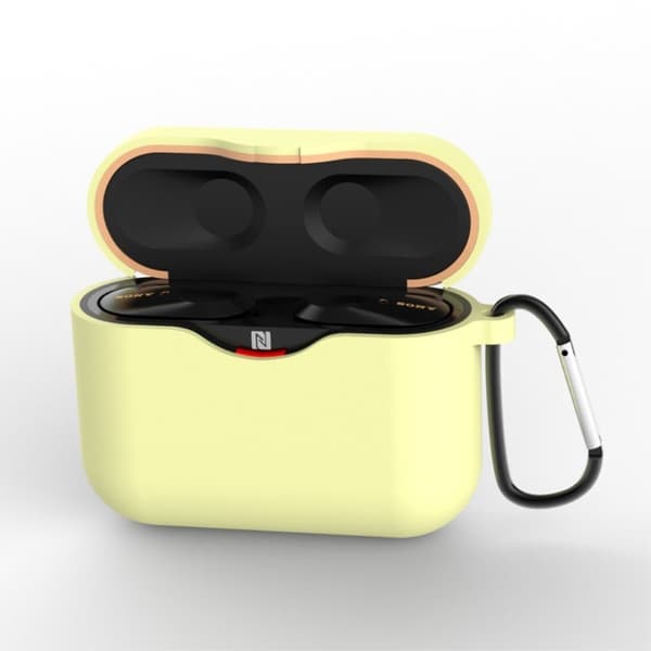 Sony Wf-1000xm3 Holdbart Silikonetui - Gul Yellow