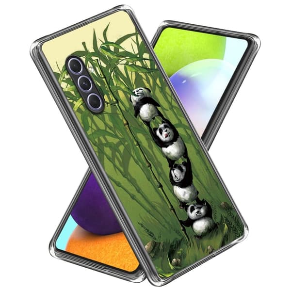 Deco Samsung Galaxy A54 skal - Stapling Av Pandor Grön