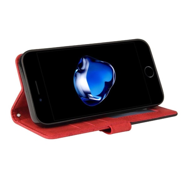 Tekstureret iPhone SE (2022) / iPhone SE 2020 / iPhone 7 læderet Red