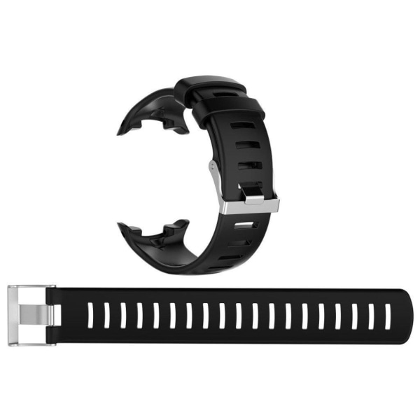 Suunto D4i Novo fleksibel blød silikone urrem - Sort Black