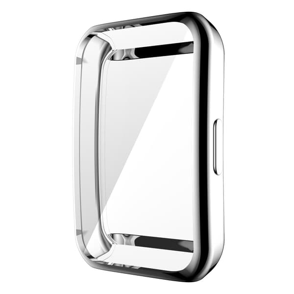 Huawei Band 7 / Honor Band 6 galvanointi läpinäkyvä kansi - Hopea Silver grey