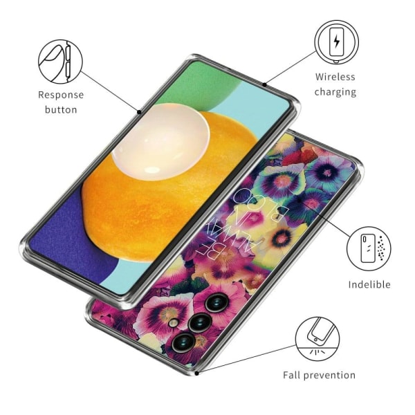 Deco Samsung Galaxy A54 skal - Färgglada Blommor multifärg