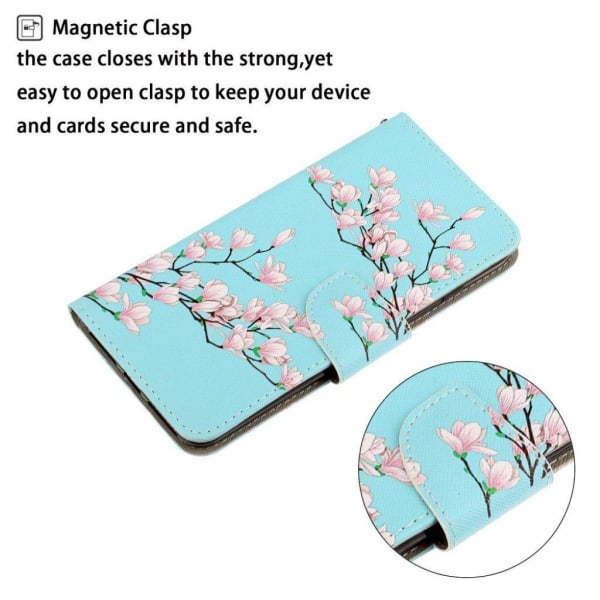 Wonderland Samsung Galaxy Note 20 Ultra Flip Etui - Blomst Grene Multicolor