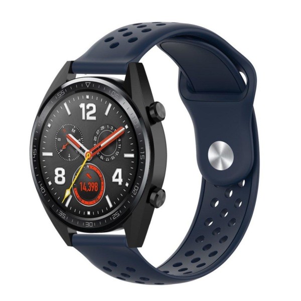 Samsung Galaxy Watch (42mm) silikone Urrem - Mørkeblå Blue