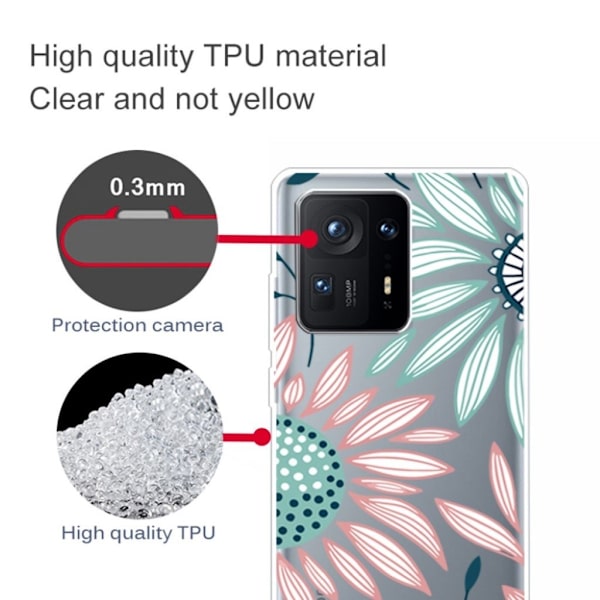 Deco Xiaomi Mix 4 Etui - Solsikker Multicolor