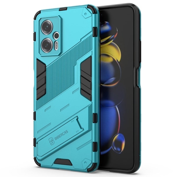Stöttåligt Xiaomi Poco X4 GT / Xiaomi Redmi Note 11T Pro Plus / Xiaomi Redmi Note 11T Pro hybridskal - Blå Blå
