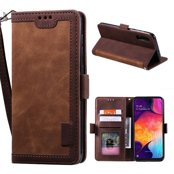 Surburbian Samsung Galaxy A50 kotelot - Ruskea Brown