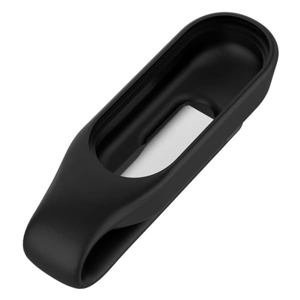 Xiaomi Mi Band 5 silikonspänne ram - Svart Svart