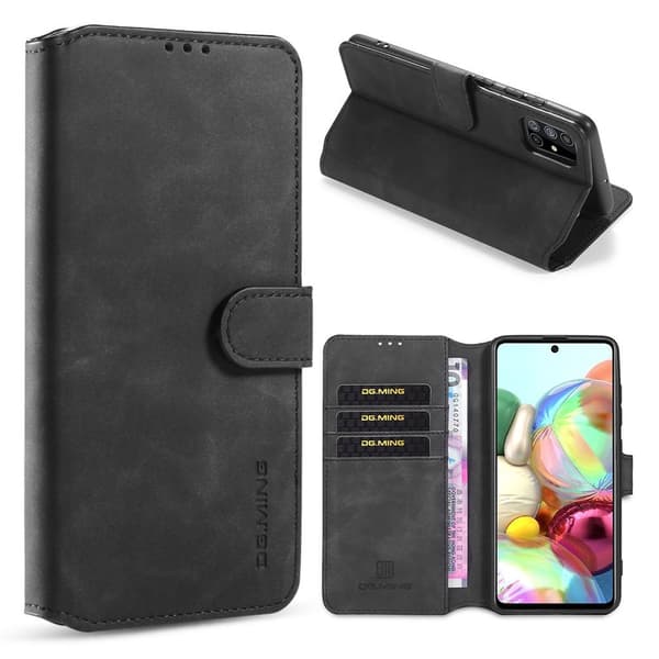 DG.MING Samsung Galaxy A51 retroetui - Svart Black