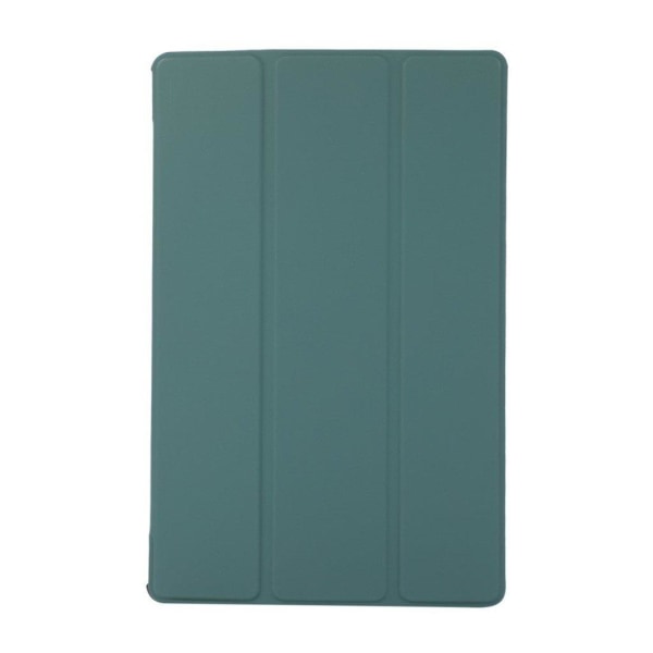Lenovo Tab M10 FHD Plus tri-fold leather flip case - Dark Green Grön