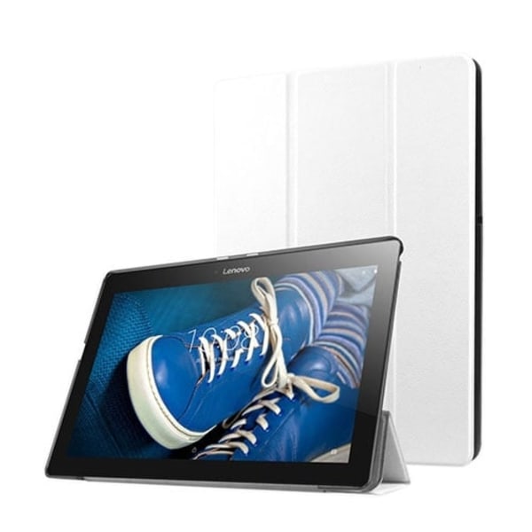 Gaarder Lines etui til Lenovo Tab 2 A10-30 i kunstlæder og med stander - Hvid White