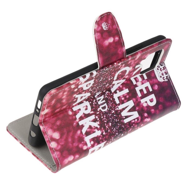 Wonderland Samsung Galaxy M32 flip etui - Bevar Roen Og Glitr Red