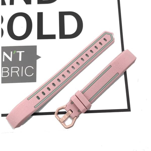 Fitbit Alta klokkreim av myk silikon - turkis og rosa Multicolor