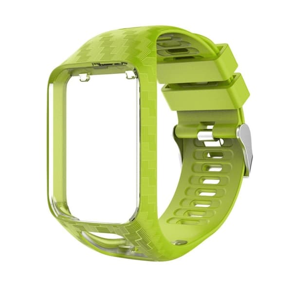 TomTom Runner 3 / Golfer 2 radium silikon watch band - Grønn Green