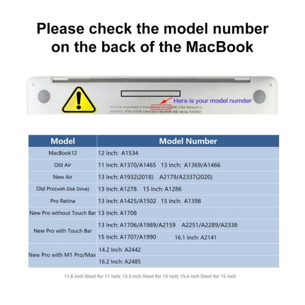 HAT PRINCE MacBook Pro 16 M1 / M1 Max (A2485, 2021) geometriskt mönstrat fodral - Färgglatt Klotter multifärg