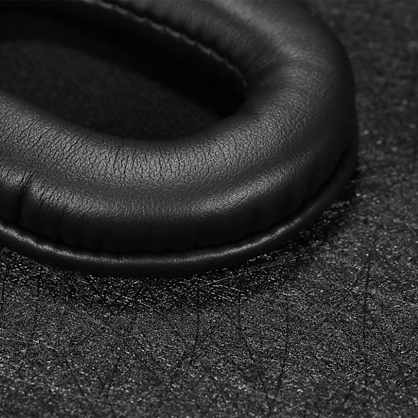 Audio-Technica M50/M40/M30/M20 nahkainen vaahtomuovinen korvatyyny - Musta Black