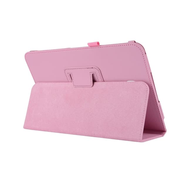 Litchi Grain Smart Leather Case Samsung Galaxy Tab A 10.1 (2016) T580 T585 - Rosa Pink