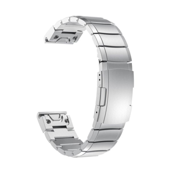 Garmin Fenix 6 stainless steel watch band - Silver Silvergrå