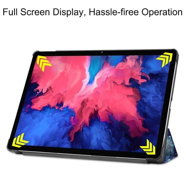 Lenovo Tab P11 mönstrat flipfodral i läder - Stjärnklar Himmel multifärg