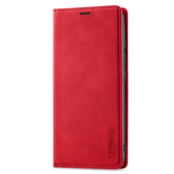 LC.IMEEKE Samsung Galaxy A13 4G flip case - Punainen Red