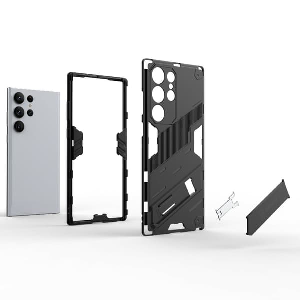 Støtsikkert hybriddeksel for Samsung Galaxy S23 Ultra - Rød Red