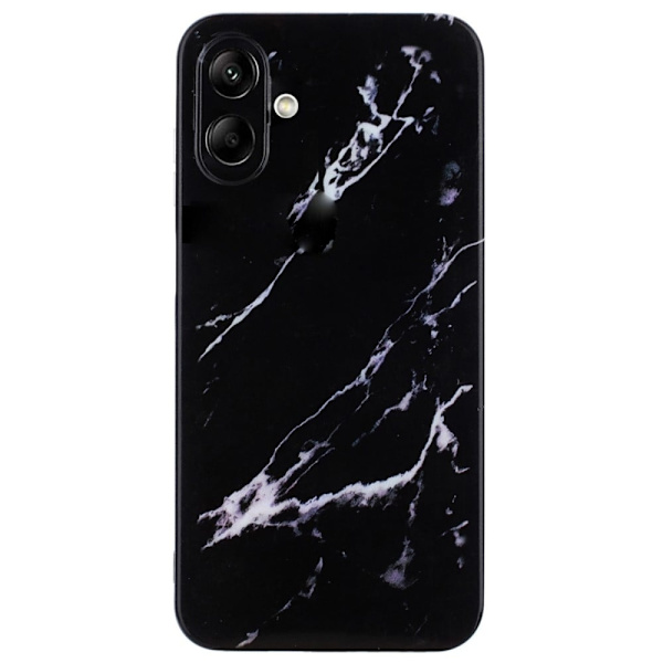 Marble design Samsung Galaxy A06 cover - Sort Black
