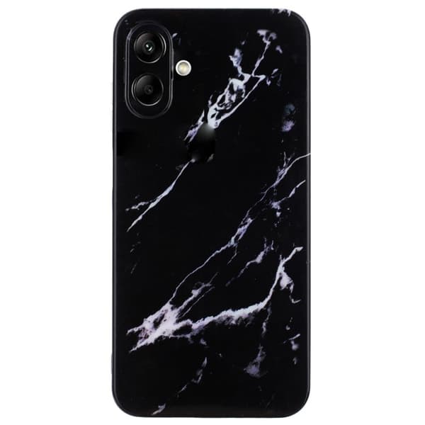 Marble design Samsung Galaxy A06 kotelot - Musta Black