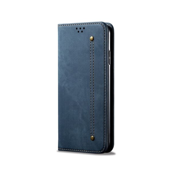 Jeans iPhone 11 Flip case - Blå Blue