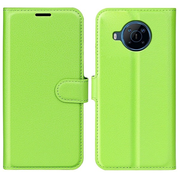 Klassisk Motorola Moto E30 flip etui - Grøn Green