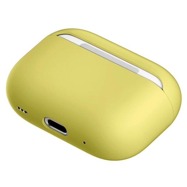 AirPods Pro 2 silikoneetui i hængeløs stil - Gul Yellow