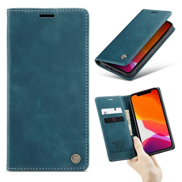 CaseMe iPhone 12 Pro Max Vintage Etui - Grønn Green