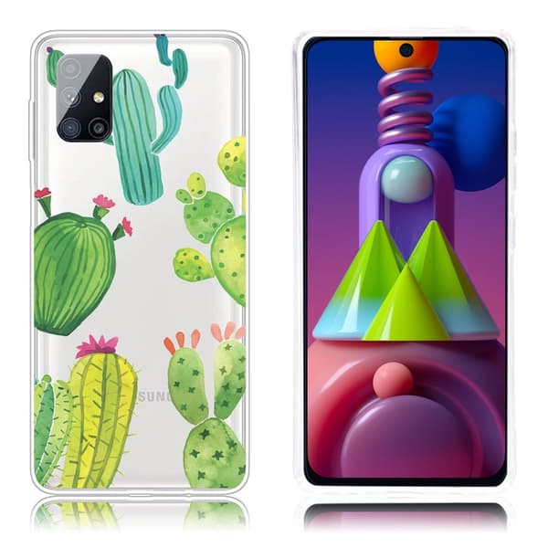 Deco Samsung Galaxy M51 kotelot - Kaktus Green