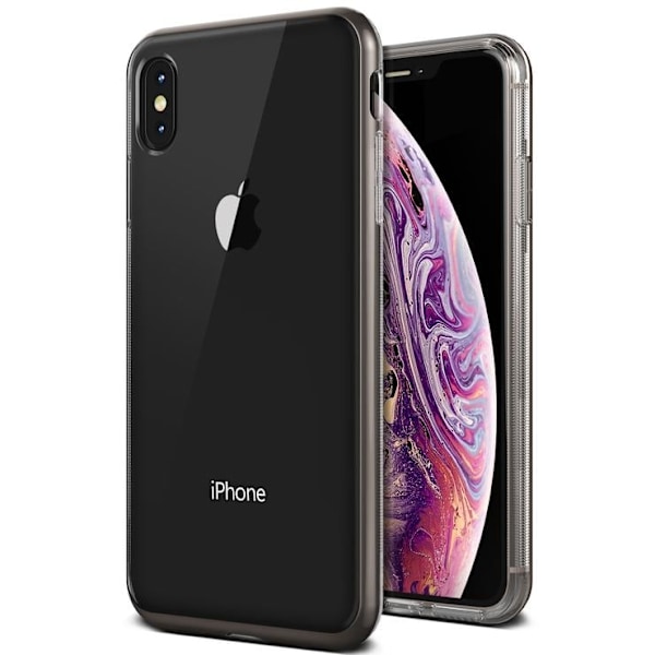 VRS Design iPhone XS Max krystalkofanger - Metal Sort Black