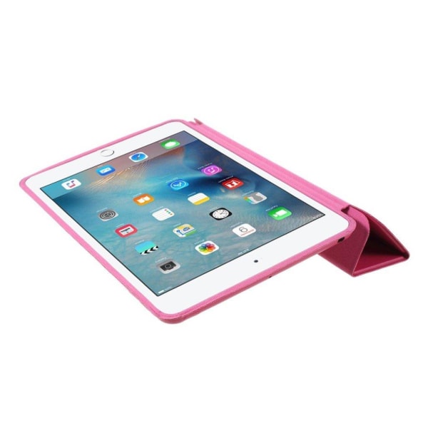 iPad Mini (2019) tri-fold leather flip case - Rose Pink