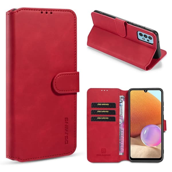 DG.MING Samsung Galaxy A32 retrokuoret - Punainen Red