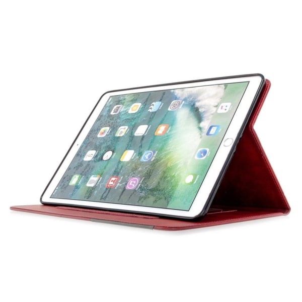 iPad 10.2 (2021) / (2020) / Air (2019) geometric pattern leather Röd