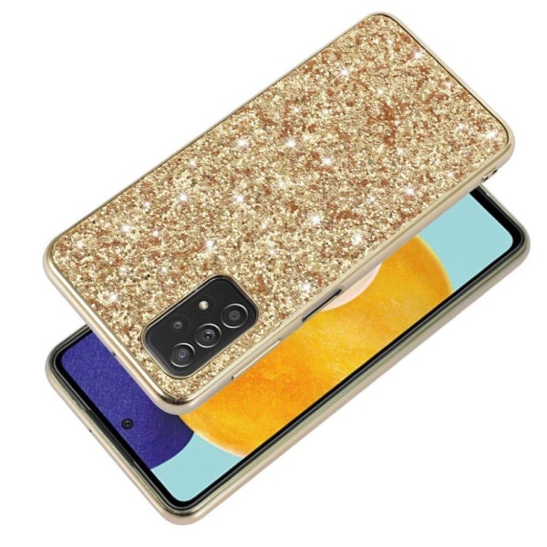 Glitter Samsung Galaxy A32 5G skal - Blå Blå