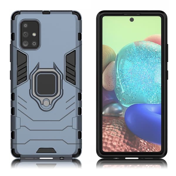 Ring Guard kuoret - Samsung Galaxy A71 - Sininen Blue