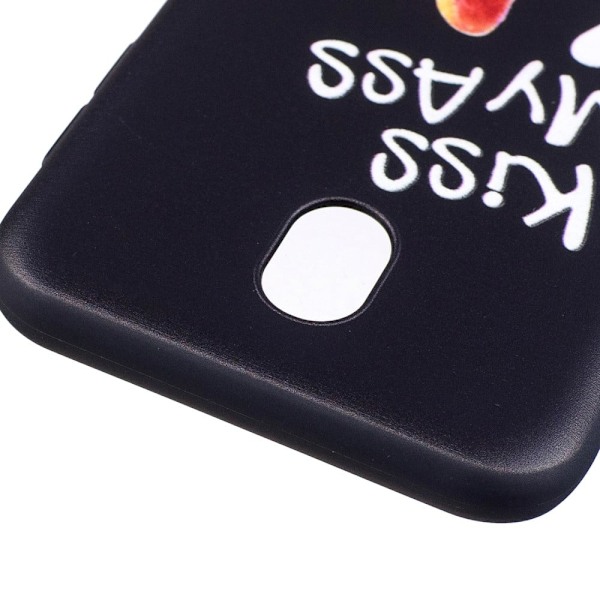 Samsung Galaxy J7 (2017) Lækkert blødt cover - Kiss My Ass Multicolor