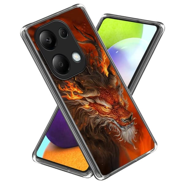 Vibe Xiaomi Redmi Note 13 Pro 4G / Xiaomi Poco M6 Pro deksel - Style K Red