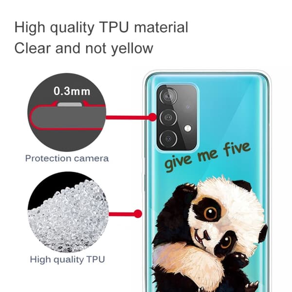 Deco Samsung Galaxy A53 5G Suojakotelo - Cute Panda Multicolor