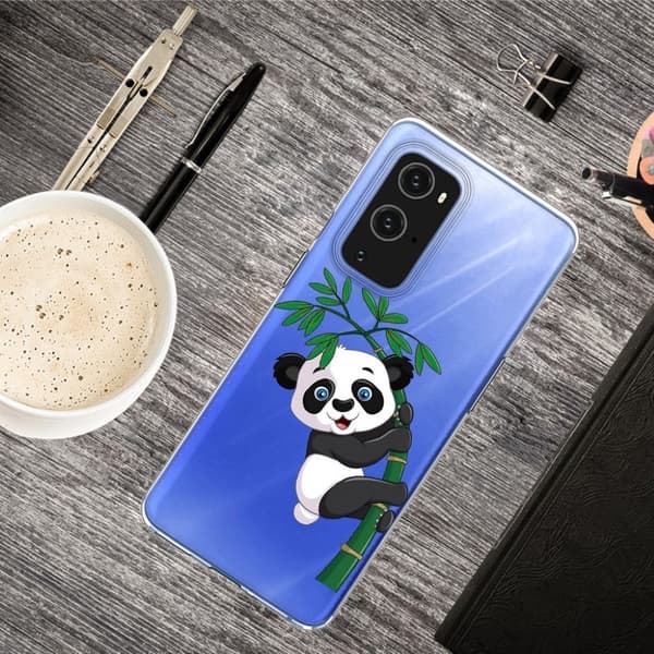 Deco OnePlus 9 Pro kotelot - Panda Ja Bambu White