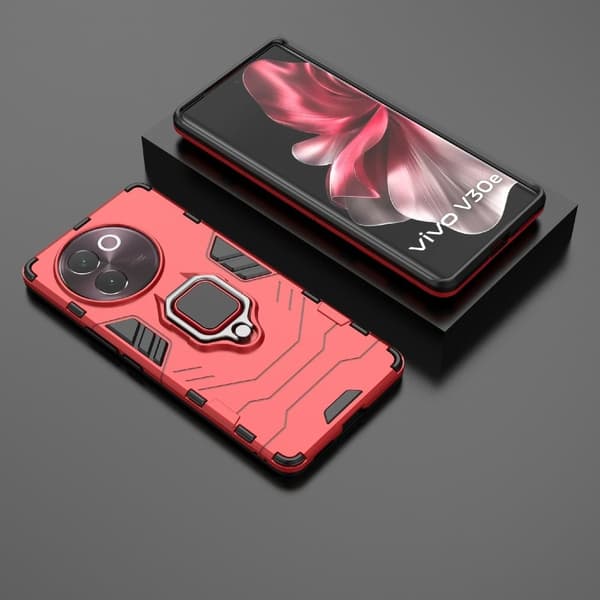 Iskunkestävä vivo V30e Panther-kuoret - Punainen Red
